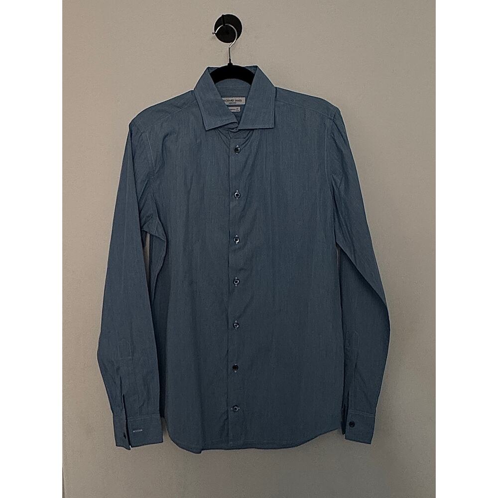 Richard James Savile Row Contemporary Poplin Formal Shirt